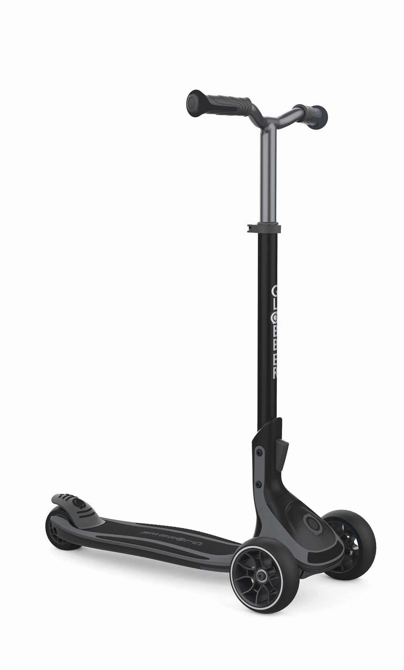 KINDERSCOOTER ULTIMUM  - Dunkelgrau/Schwarz, Basics, Kunststoff/Metall (39,5/101/63cm) - GLOBBER
