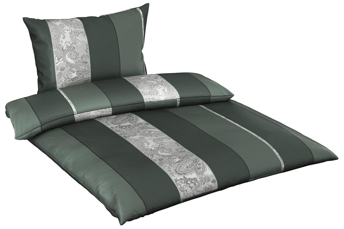 ÁGYNEMŰHUZAT-GARNITÚRA 140/200 cm  - zöld, Design, textil (140/200cm) - Dieter Knoll