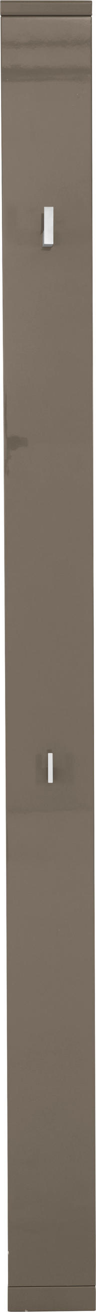 GARDEROBENPANEEL  in 15/218,3/13,2 cm  - Schlammfarben, Design, Holzwerkstoff (15/218,3/13,2cm) - Invivus