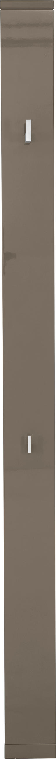 GARDEROBENPANEEL  in 15/218,3/13,2 cm  - Schlammfarben, Design, Holzwerkstoff (15/218,3/13,2cm) - Invivus