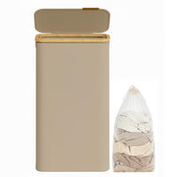 WÄSCHEKORB - Braun, Trend, Naturmaterialien/Kunststoff (42/70,5/22,5cm) - Boxxx