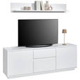 TV-ELEMENT Weiß  169/180/38 cm  - Weiß, MODERN, Holzwerkstoff (169/180/38cm) - Carryhome