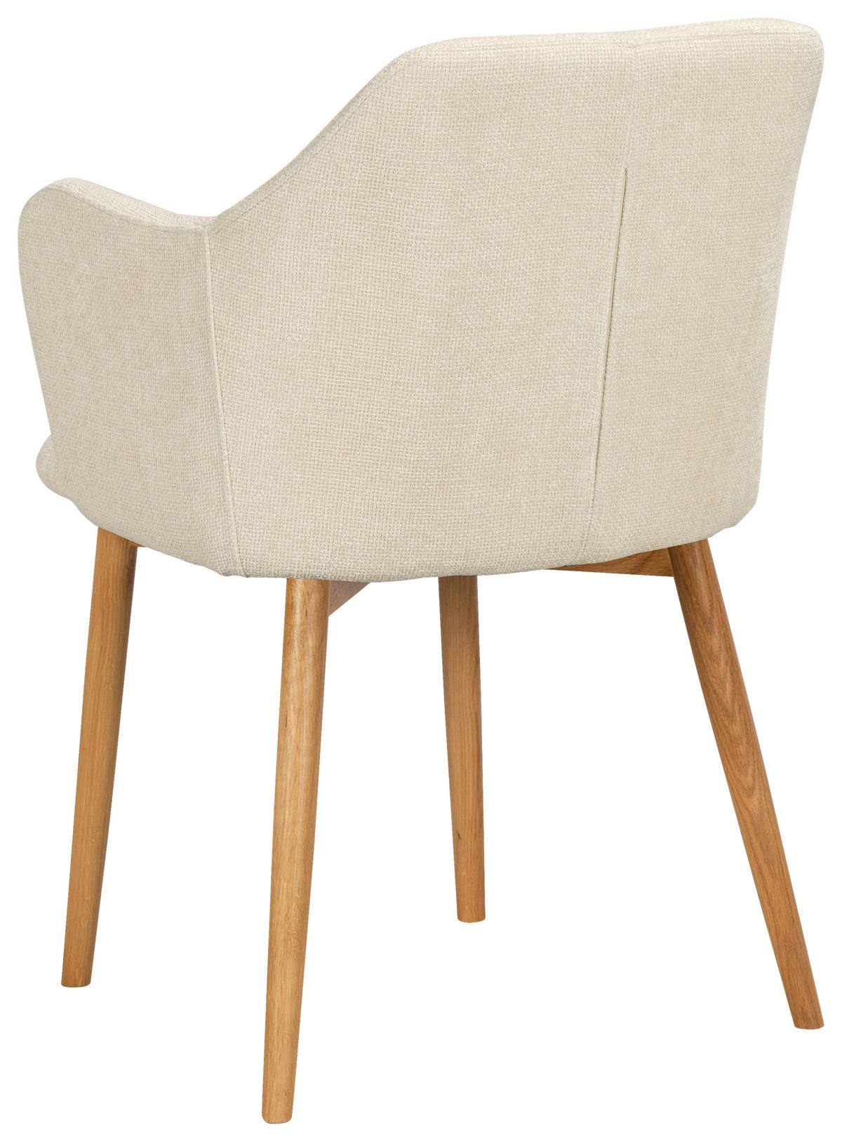 ARMLEHNSTUHL in Holz, Textil Naturfarben, Beige  - Beige/Naturfarben, MODERN, Holz/Textil (55/82/57cm) - Livetastic