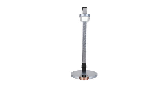 LED-SCHREIBTISCHLEUCHTE - Chromfarben/Anthrazit, Basics, Kunststoff/Metall (76cm) - Novel