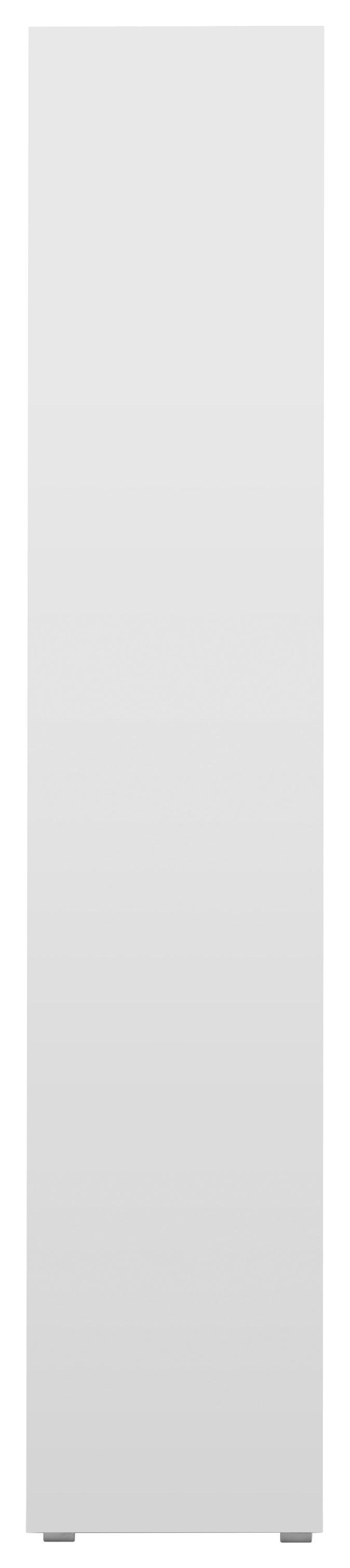 REGALELEMENT Weiß  - Silberfarben/Weiß, Basics, Holzwerkstoff/Kunststoff (85/191/37cm) - MID.YOU