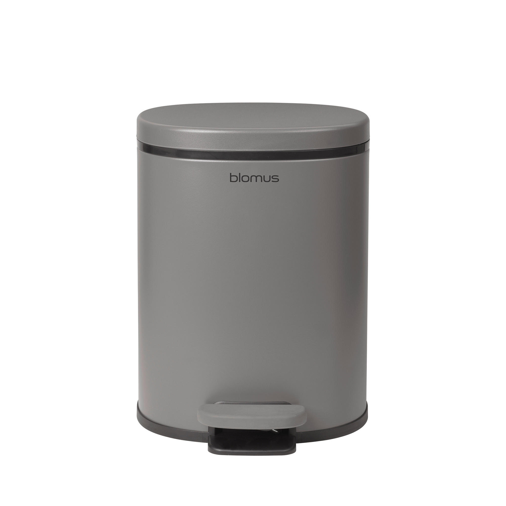TRETEIMER PARA 5 L  - Graubraun/Schwarz, Basics, Kunststoff/Metall (21/29cm) - Blomus