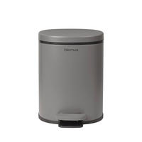 TRETEIMER PARA 5 L  - Graubraun/Schwarz, Basics, Kunststoff/Metall (21/29cm) - Blomus