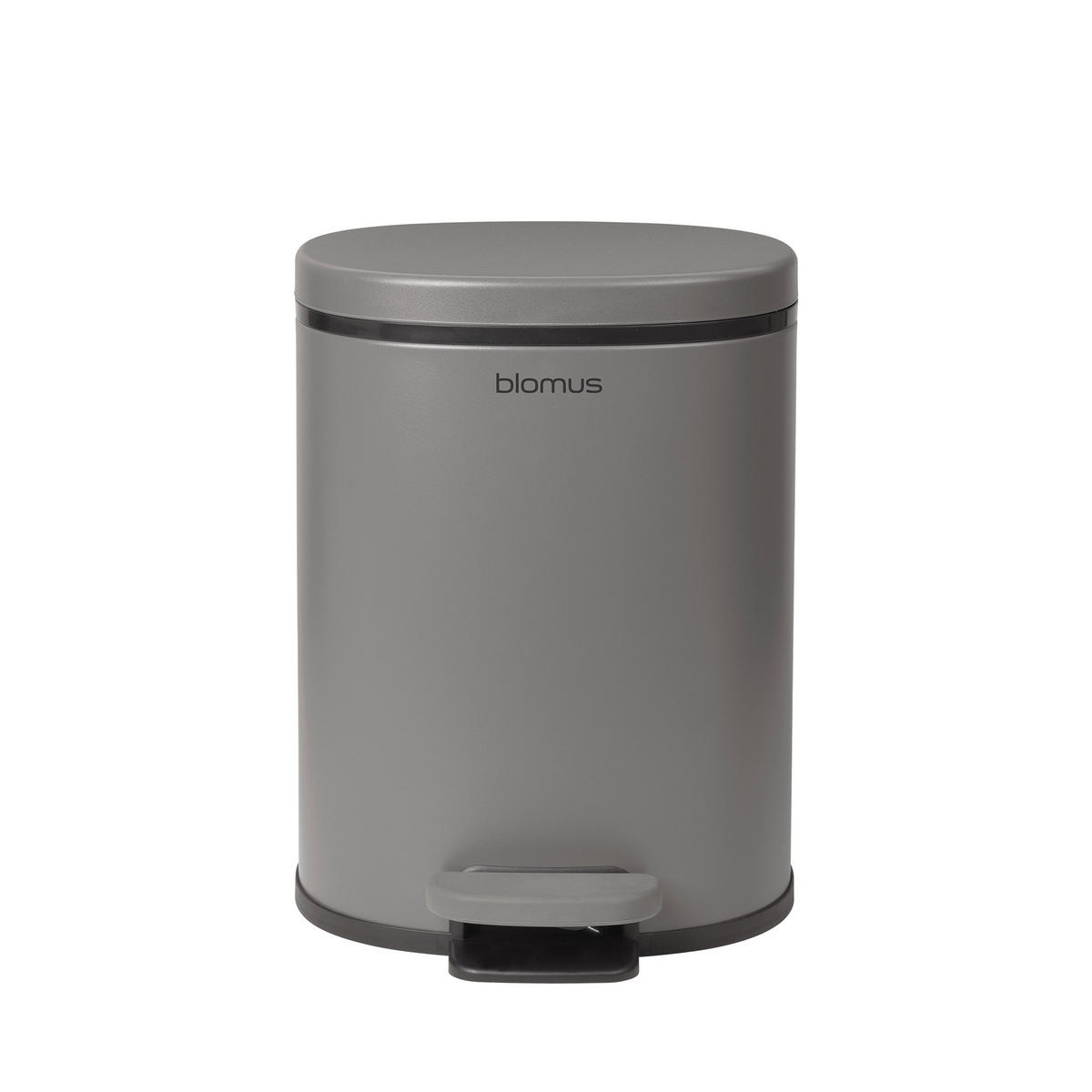 TRETEIMER PARA 5 L  - Graubraun/Schwarz, Basics, Kunststoff/Metall (21/29cm) - Blomus
