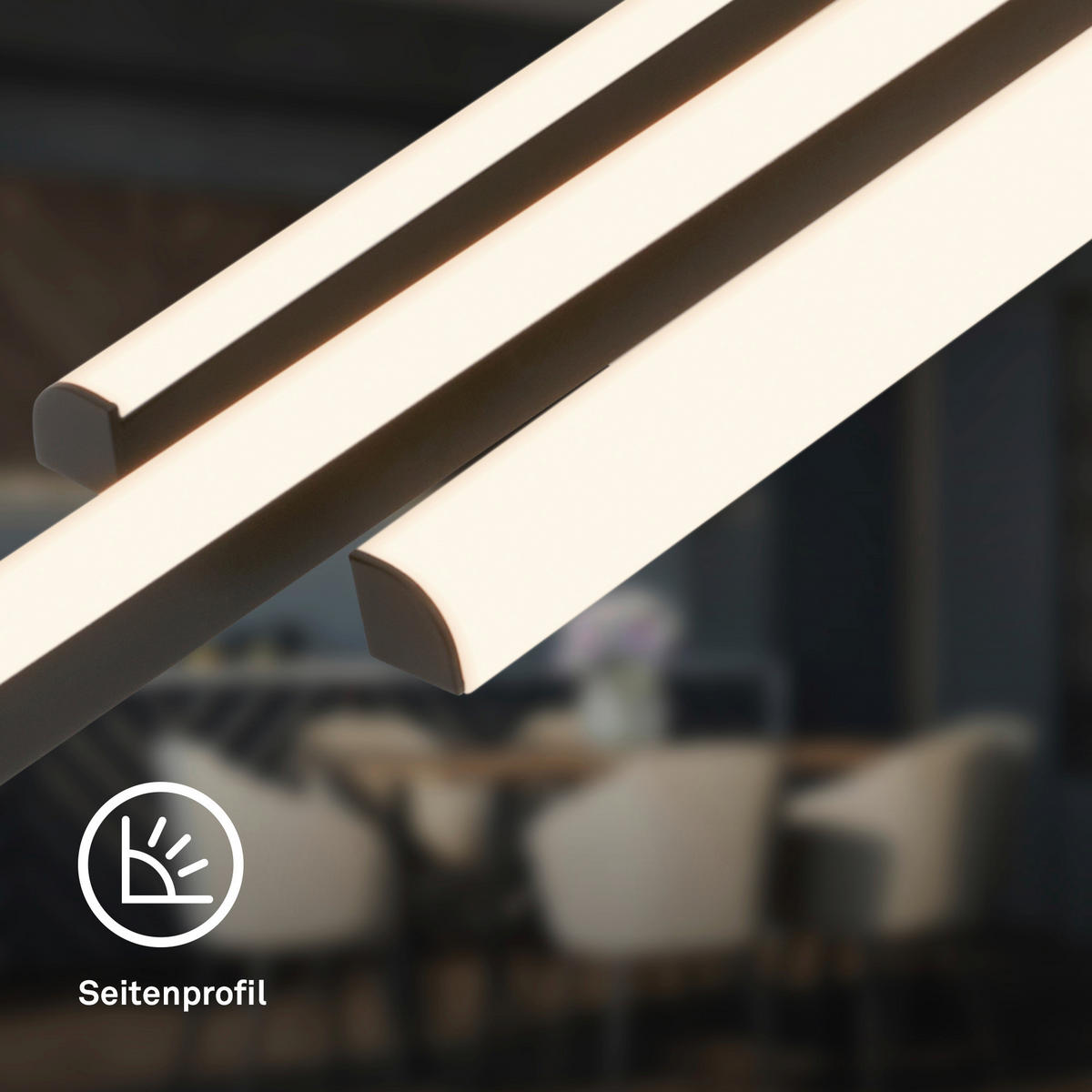 LED-DECKENLEUCHTE Vinka 98/16/6,6 cm  - Schwarz, Design, Kunststoff/Metall (98/16/6,6cm)