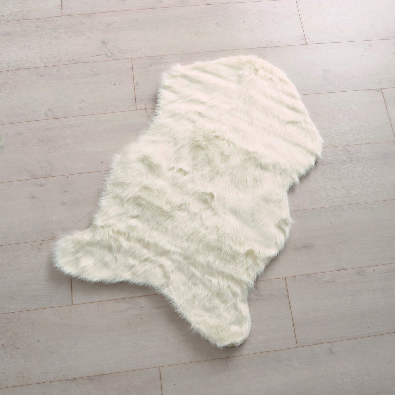 KUNSTFELL  - Salbeigrün/Creme, Basics, Kunststoff (90/60/2cm)
