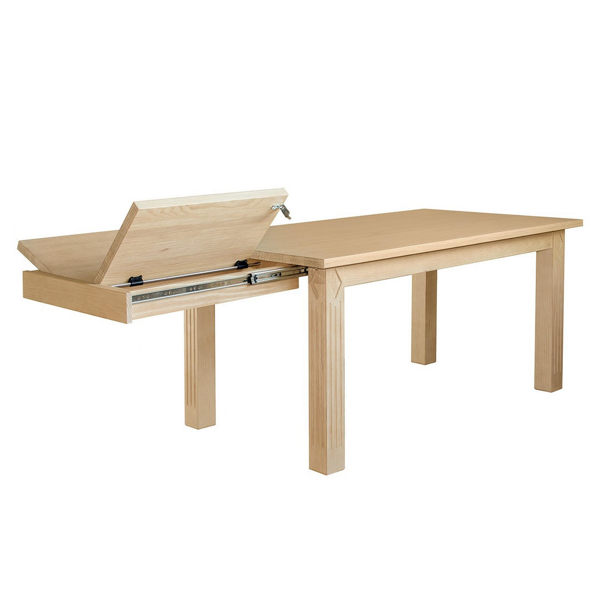 ESSTISCH Pinie massiv rechteckig Beige  - Beige, Design, Holz (180/95/77cm) - Livetastic