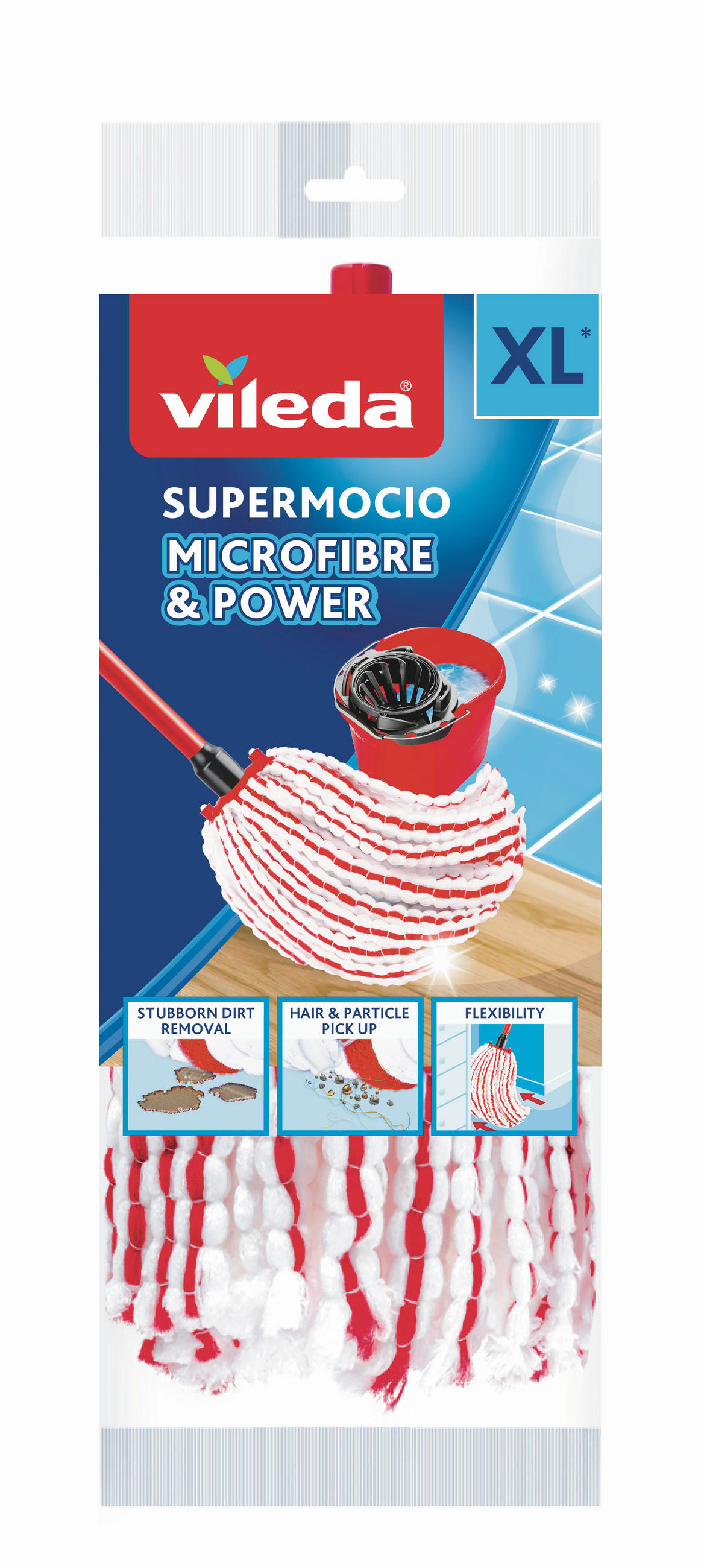 PÓTFELMOSÓFEJ - Basics (16/6/37cm) - Vileda