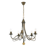 KRONLEUCHTER 60/60/110 cm   - Braun, KONVENTIONELL, Metall (60/60/110cm)