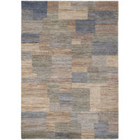 WOLLTEPPICH 90/160 cm Grau, Silberfarben  - Silberfarben/Grau, Design, Textil (90/160cm) - Cazaris