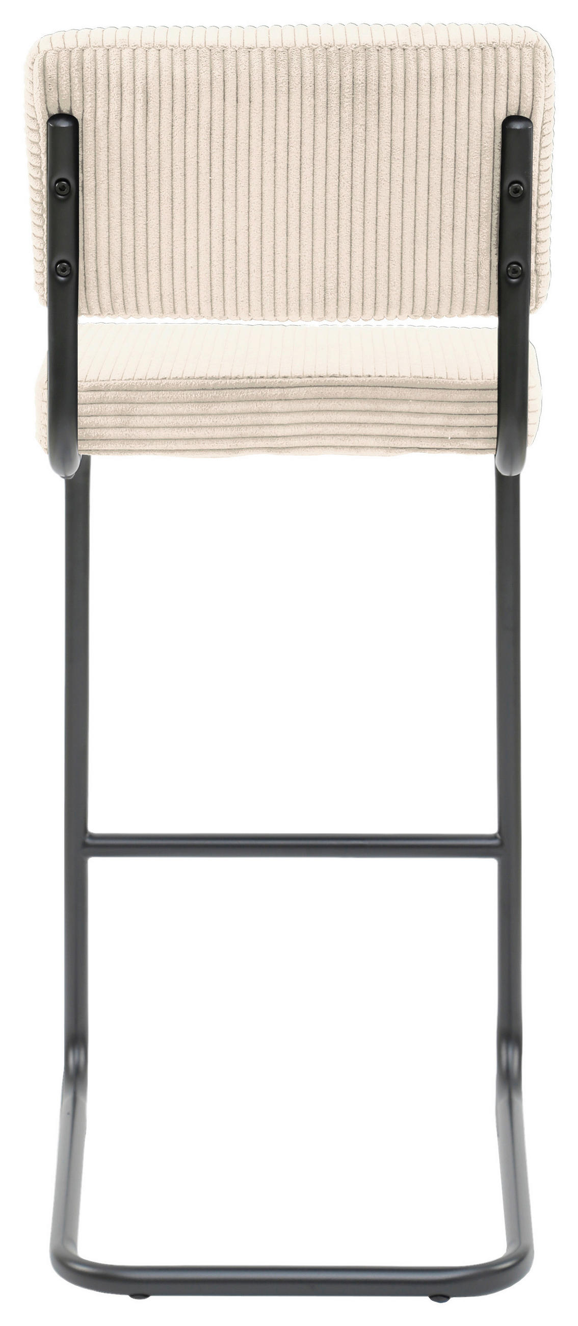 BARPALL i svart, beige  - beige/svart, Design, metall/textil (45/105/54cm) - home24