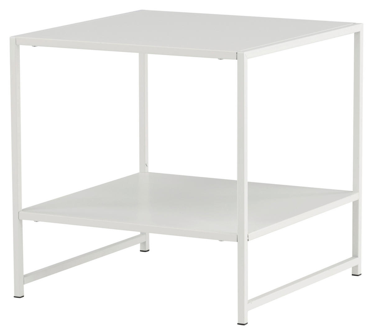 SIDOBORD i metall 50/50/50 cm  - vit, Design, metall (50/50/50cm) - Livetastic