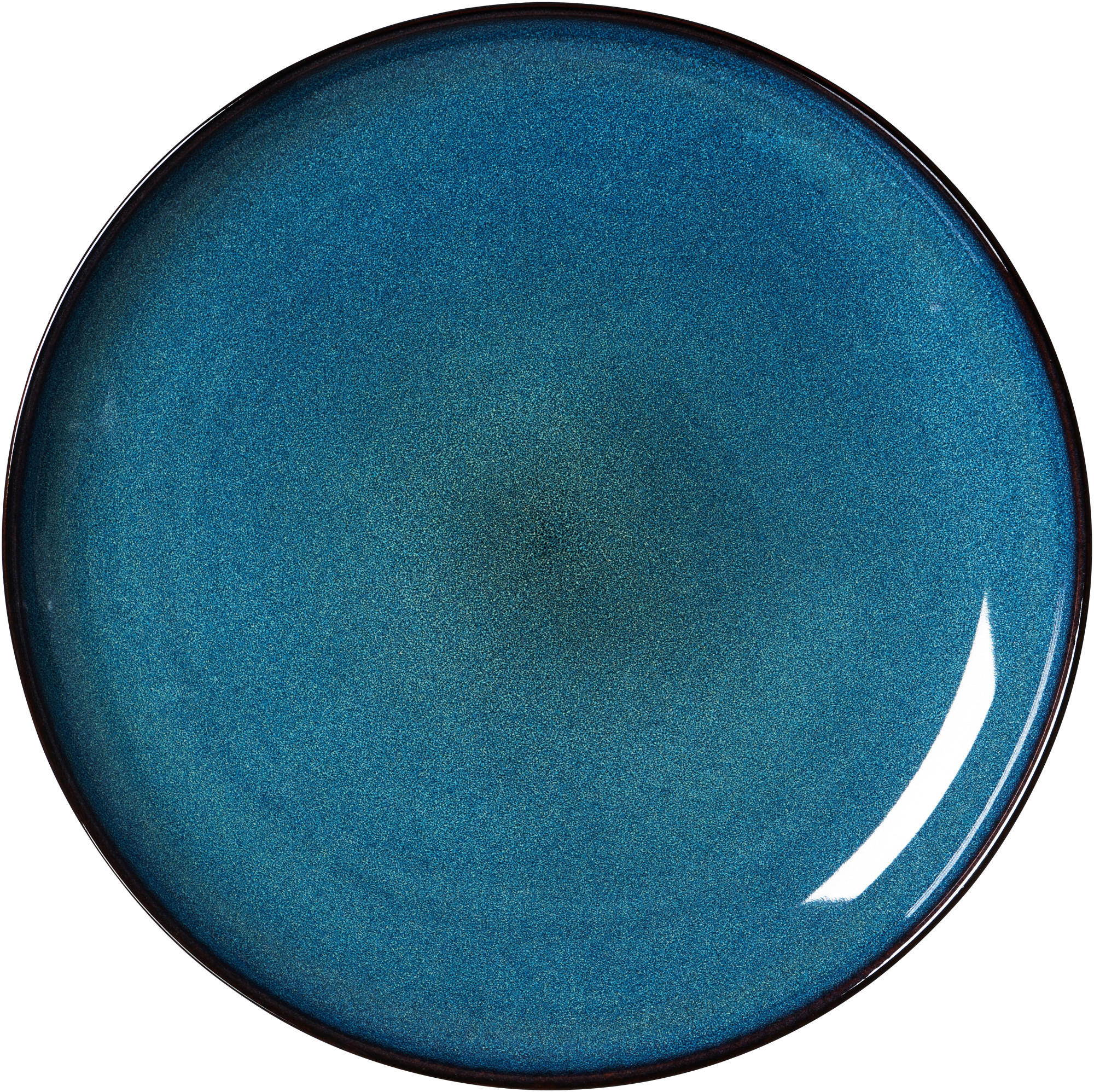 SPEISETELLER Bali  - Blau/Schwarz, Trend, Keramik (28/28/3cm) - Ritzenhoff Breker