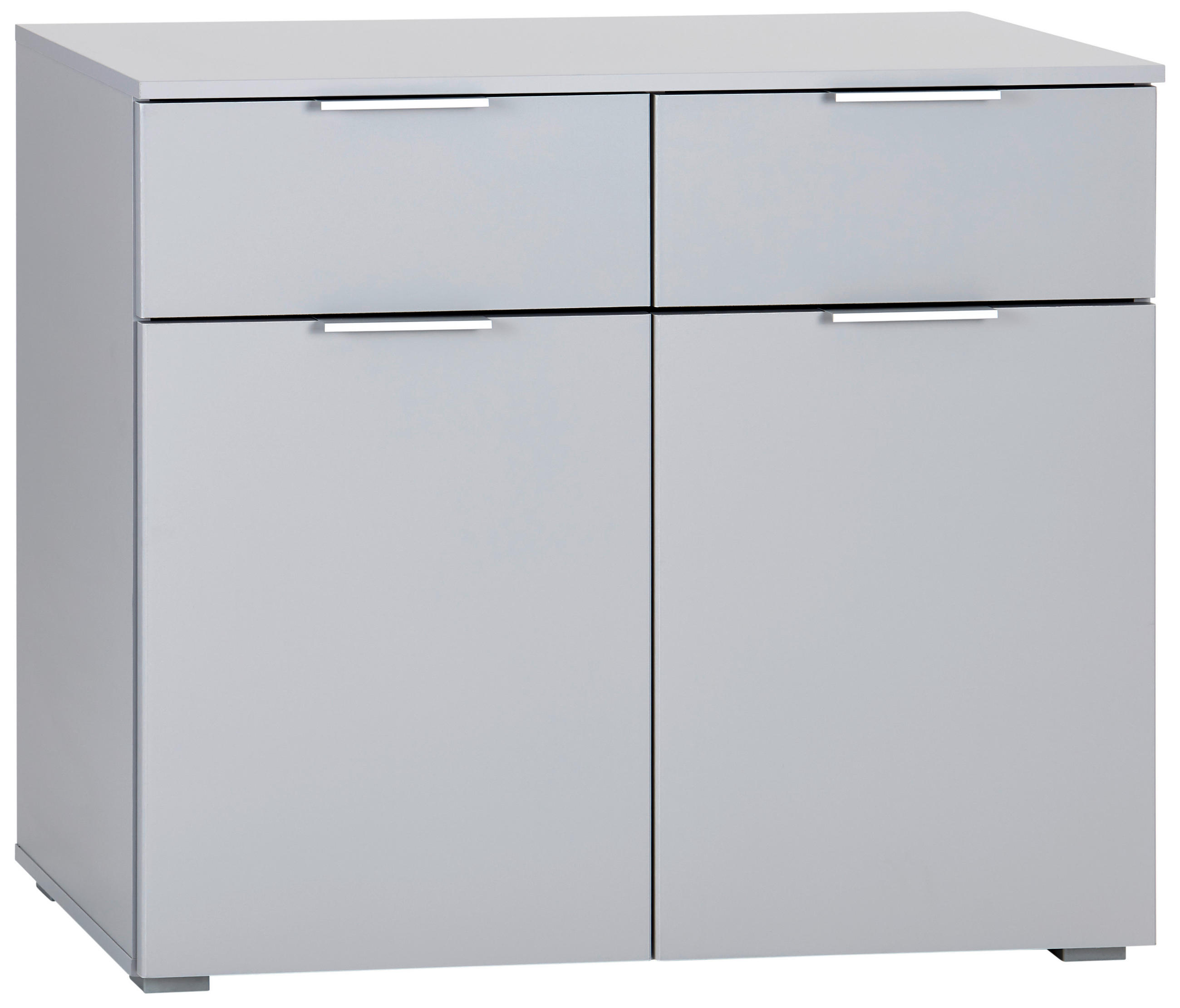 KOMMODE Rauch ALABAMA  in 93/81/42 cm  - Hellgrau/Alufarben, MODERN, Holzwerkstoff (93/81/42cm) - Rauch Möbel