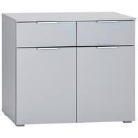 BYRÅ 93/81/42 cm  - ljusgrå/aluminiumfärg, Modern, trämaterial (93/81/42cm) - Rauch Möbel