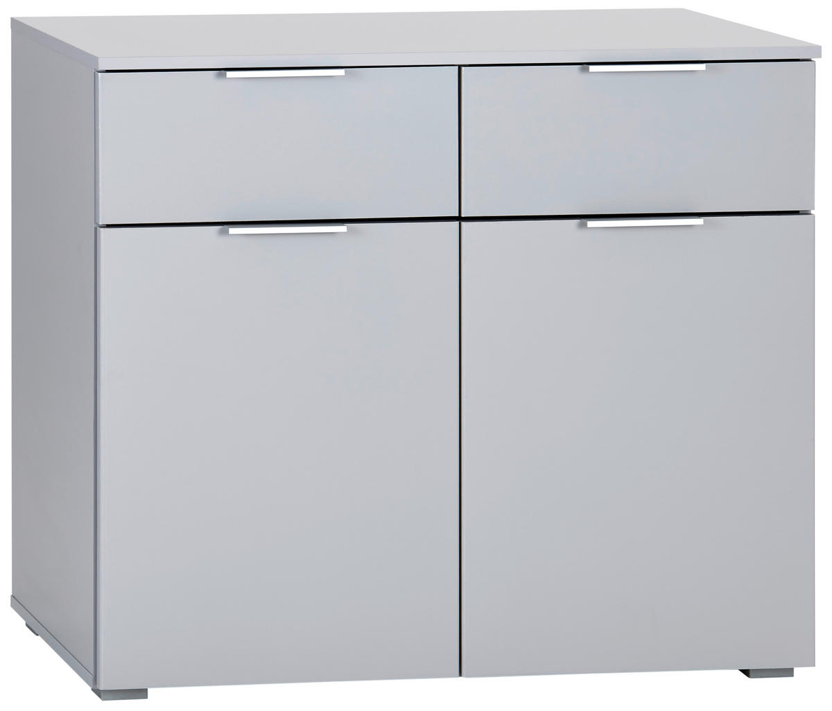 KOMMODE Rauch ALABAMA  in 93/81/42 cm  - Hellgrau/Alufarben, MODERN, Holzwerkstoff (93/81/42cm) - Rauch Möbel