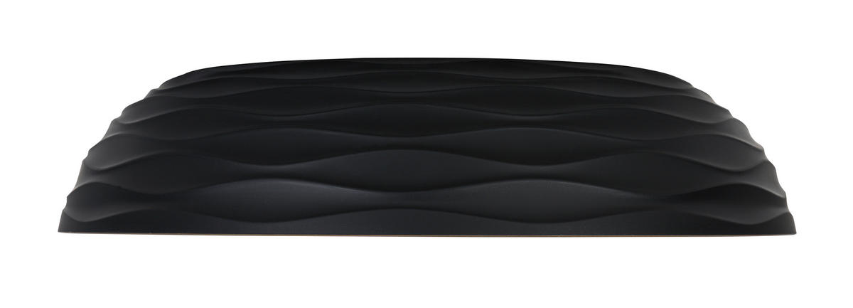 DECKENLEUCHTE 48/10 cm  - Goldfarben/Schwarz, Trend, Kunststoff/Metall (48/10cm) - Collett's Monde