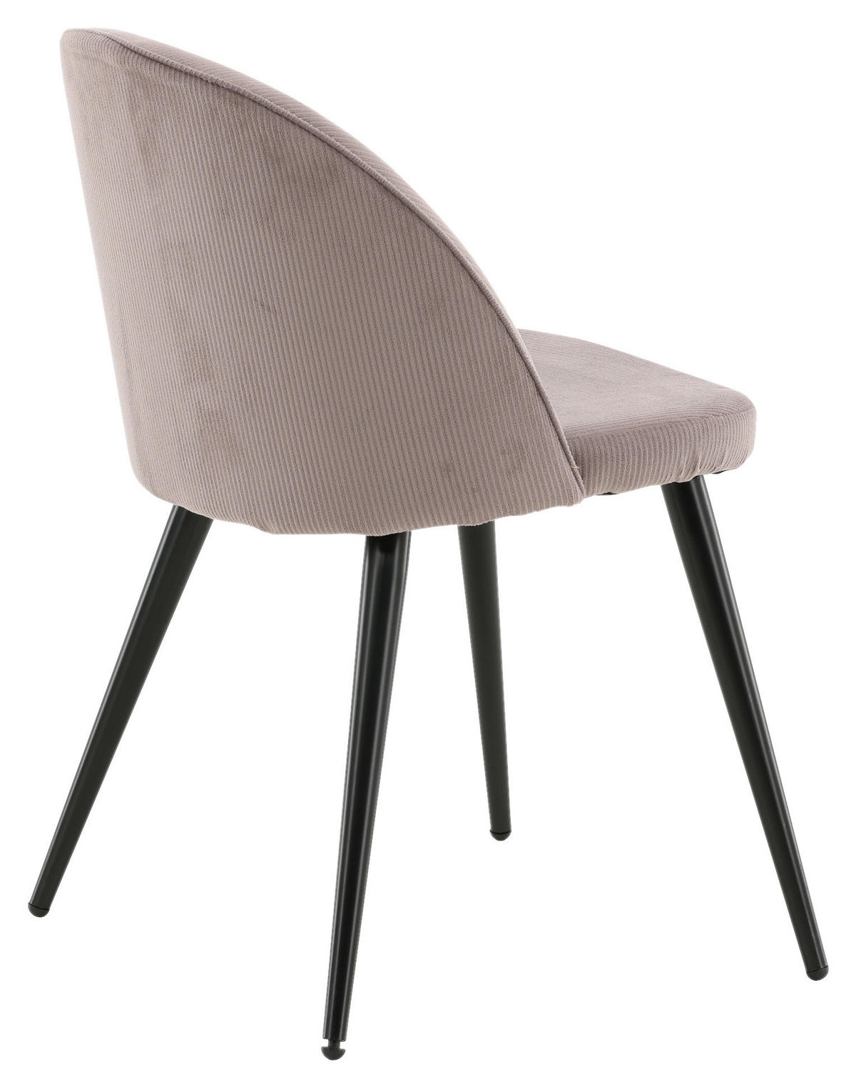 STUHL-SET 2 Stück  in Stahl Cord  - Pink/Schwarz, Design, Textil/Metall (57/76,5/50cm) - Livetastic