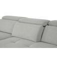 ECKSOFA in Webstoff Anthrazit  188/296 cm  - Anthrazit/Schwarz, Design, Textil/Metall (188/296cm) - Xora