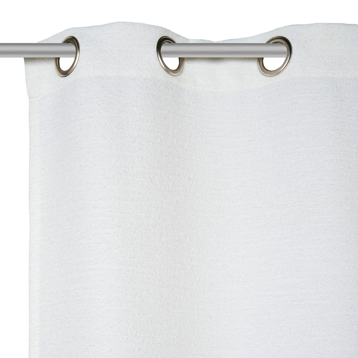 ÖSENVORHANG blickdicht  - Weiß, Design, Textil (140/245cm) - Esposa