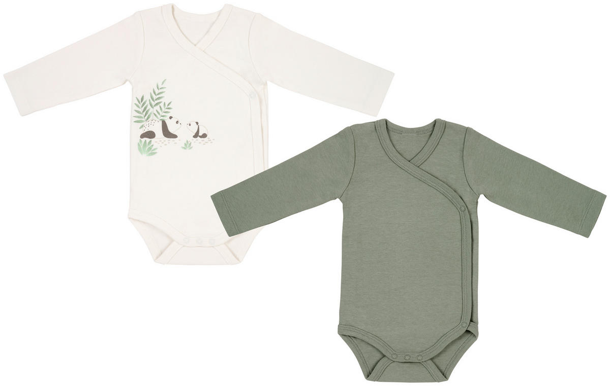 WICKELBODY - Naturfarben/Grün, Basics, Textil (62/68null) - Patinio