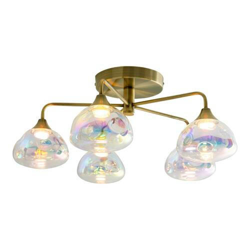 LED-DECKENLEUCHTE Varna 1367645   - Messingfarben, Design, Metall (23cm) - Näve