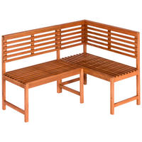 GARTENECKBANK  - Naturfarben, KONVENTIONELL, Holz (142/100cm) - Gardenson