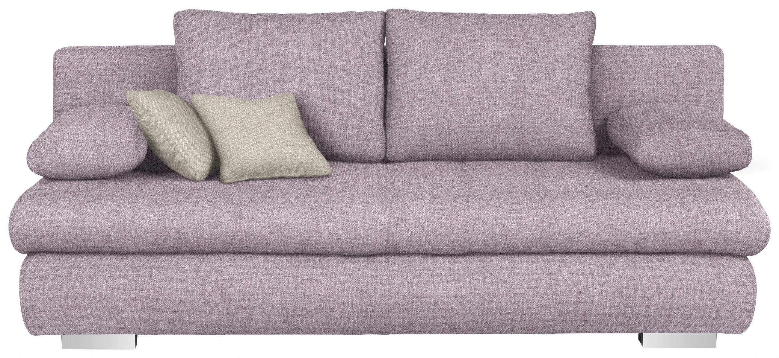 SOFA LEŽAJ jorgovan  - boja hroma/siva, Dizajnerski, tekstil/plastika (205/88/96cm) - Ti'me