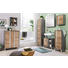 MIDISCHRANK 77,5/103,5/33,5 cm - Eichefarben/Silberfarben, Design, Holzwerkstoff/Metall (77,5/103,5/33,5cm) - Stylife MIDISCHRANK 77,5/103,5/33,5 cm - Eichefarben/Silberfarben, Design, Holzwerkstoff/Metall (77,5/103,5/33,5cm) - Stylife