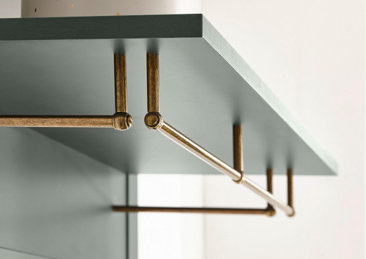 GARDEROBENPANEEL  in 109/40/20 cm  - Grün, Design, Holzwerkstoff (109/40/20cm) - Modante
