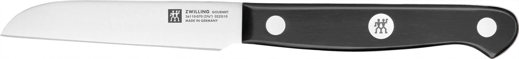 GEMÜSEMESSER ZWILLING® GOURMET  - Silberfarben/Schwarz, Basics, Kunststoff/Metall - Zwilling