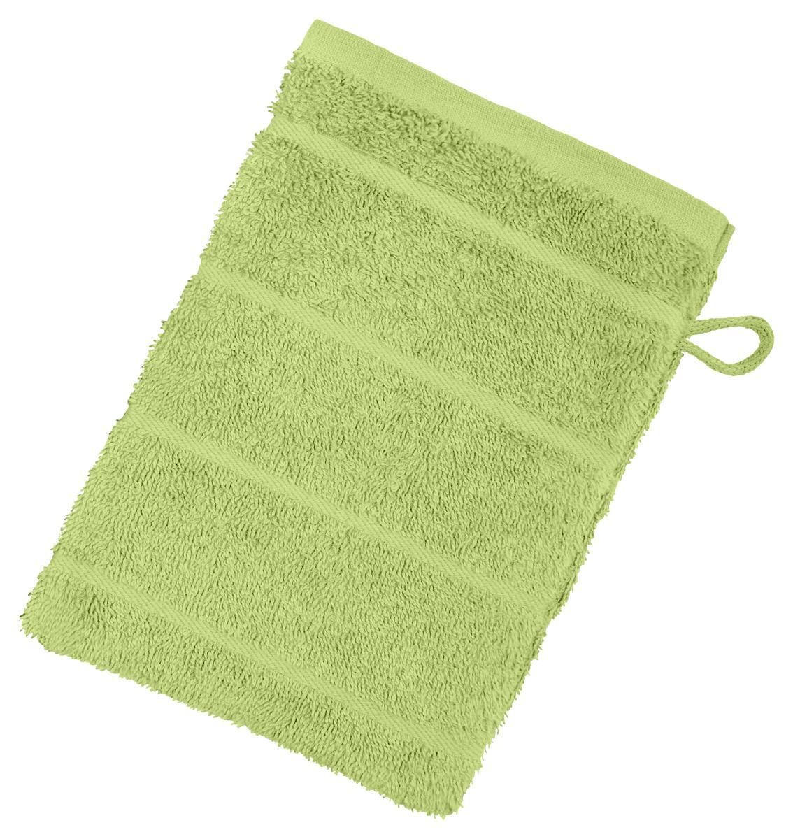 Waschlappen Liliane Grün Baumwolle