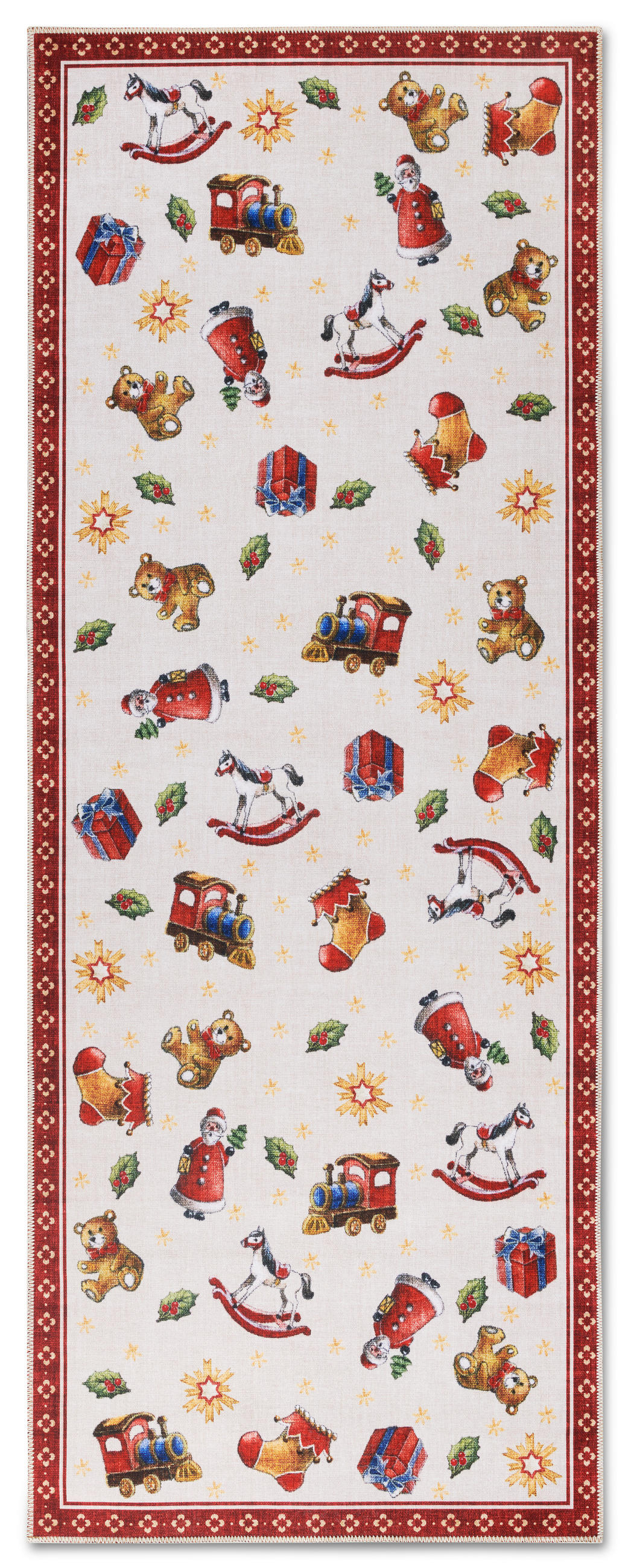 Villeroy & Boch Läufer Toy's Delight Mehrfarbig, Rot 80x200 cm