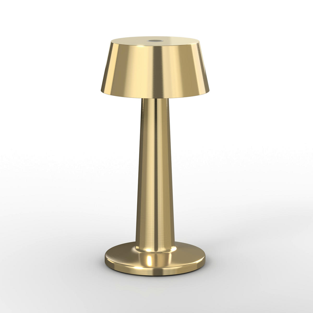 AKKU-TISCHLEUCHTE Aniara 11/22,1 cm  - Goldfarben, Basics, Metall (11/22,1cm) - Novel