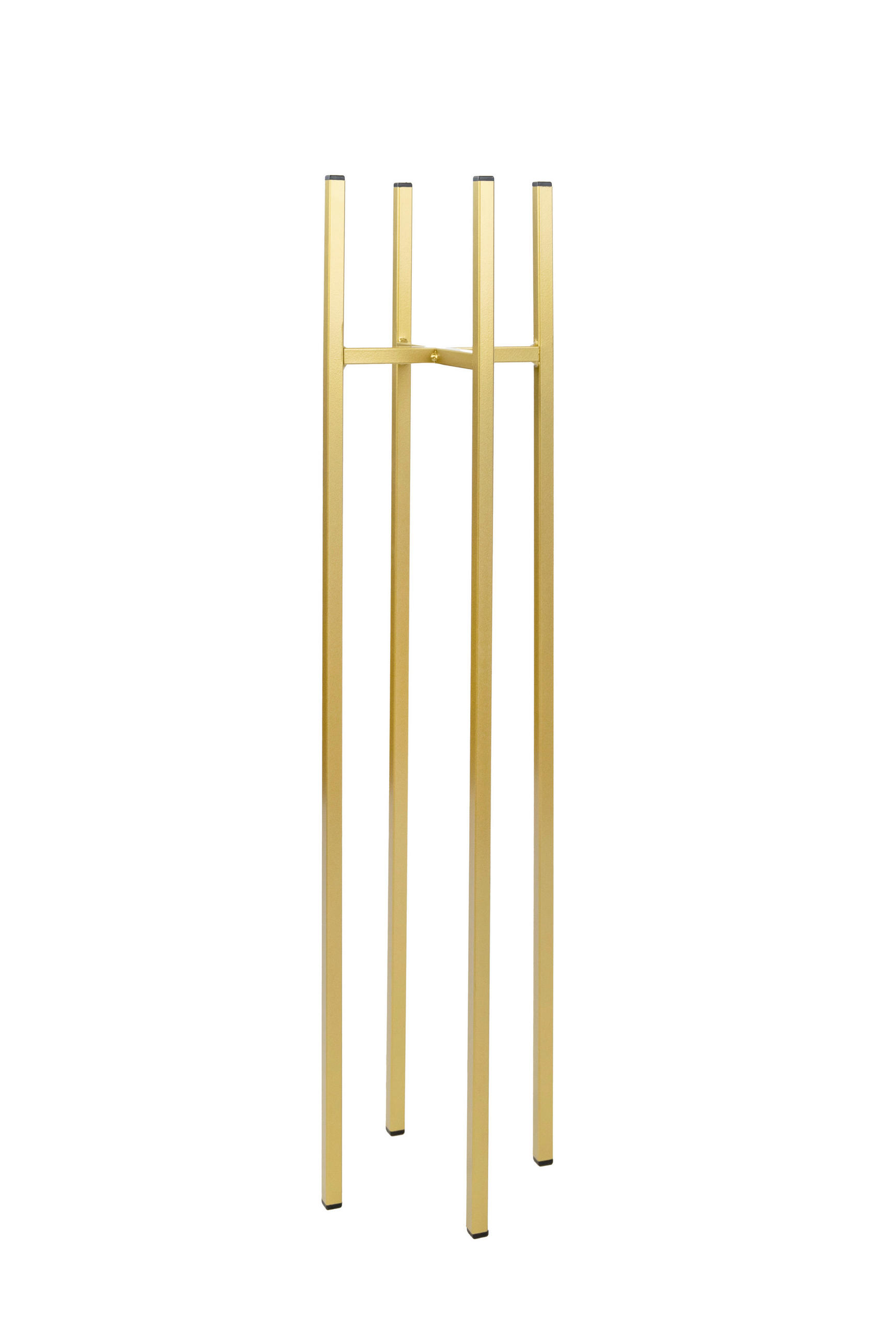 BLUMENSTÄNDER in Metall  - Goldfarben, Basics, Metall (22/75/22cm)