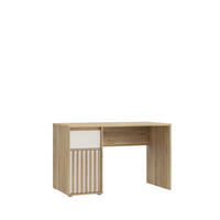 MASĂ DE BIROU PENTRU TINERET in material pe bază de lemn 120/74,4/60 cm  - culoare lemn arin/culoare lemn stejar, Basics, material pe bază de lemn (120/74,4/60cm) - Hom`in