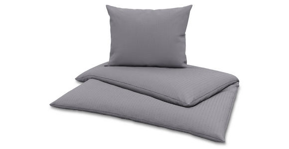 Bettwäsche Milena 140/200cm Silber - Silberfarben, KONVENTIONELL, Textil - Luca Bessoni