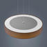 LED-HÄNGELEUCHTE - Chromfarben/Braun, Design, Metall (45/210cm) - Helestra