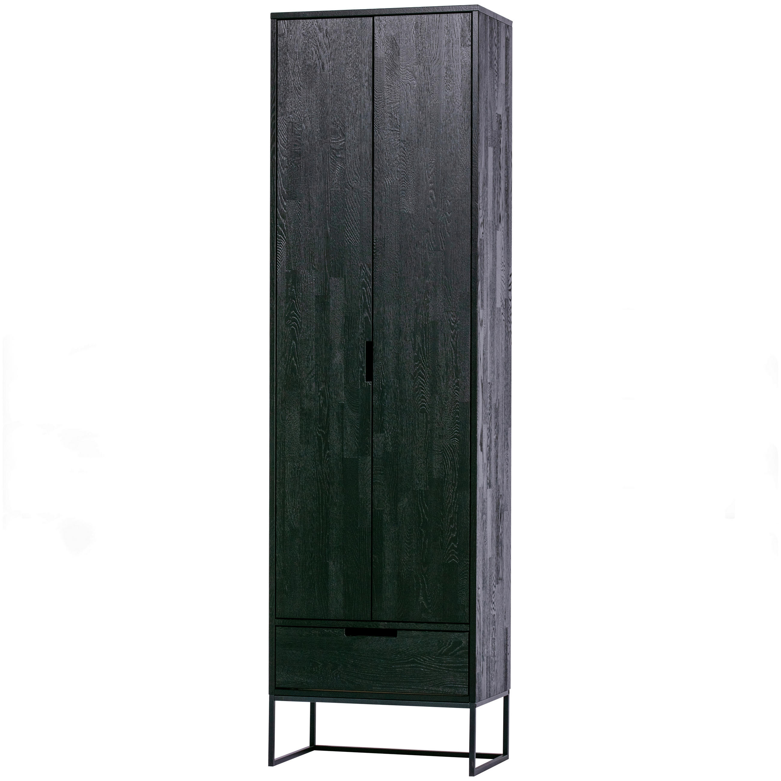 MEHRZWECKSCHRANK 60/210/36 cm  in Schwarz  - Schwarz, Design, Holz/Holzwerkstoff (60/210/36cm) - Livetastic