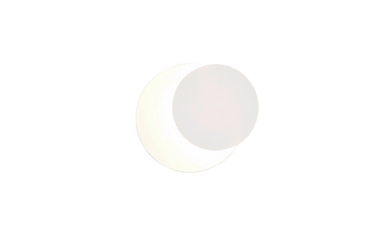 LED-WANDLEUCHTE - Weiss, Design, Metall (18/7,2cm)