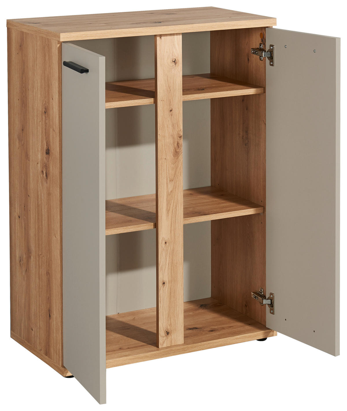AKTENSCHRANK Kaschmir, Eiche Artisan  - Kaschmir/Eiche Artisan, MODERN, Holzwerkstoff (68/95/38cm) - MID.YOU
