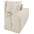 ECKSOFA in Velours Beige  - Beige/Schwarz, KONVENTIONELL, Kunststoff/Textil (168/298cm) - Carryhome
