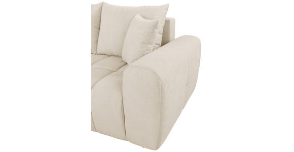 ECKSOFA in Velours Beige  - Beige/Schwarz, KONVENTIONELL, Kunststoff/Textil (168/298cm) - Carryhome