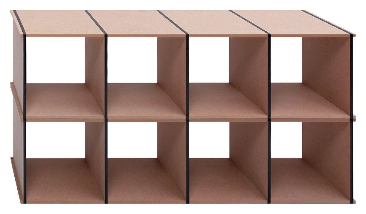 AKTENREGAL Buchefarben  - Buchefarben, MODERN, Holzwerkstoff/Kunststoff (35/140/35cm) - Tojo