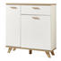 SCHUHSCHRANK Weiß, Eichefarben - Eichefarben/Weiß, Design, Holzwerkstoff (98/103/35cm) SCHUHSCHRANK Weiß, Eichefarben - Eichefarben/Weiß, Design, Holzwerkstoff (98/103/35cm)
