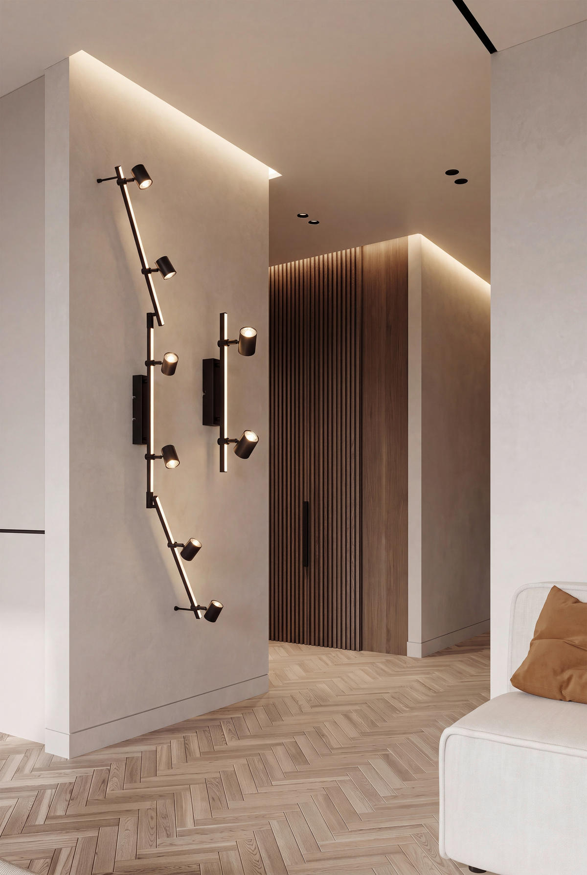 LED-STRAHLER Barik 188/14/18 cm  - Design, Kunststoff/Metall (188/14/18cm) - Paul Neuhaus